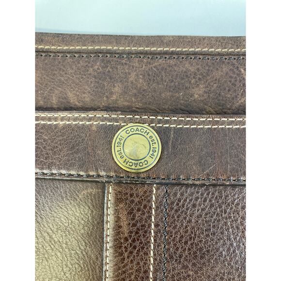 COACH 70053 LARGE VNTAGE LEAHTER MENS SLING BAG - Picture 12 of 14